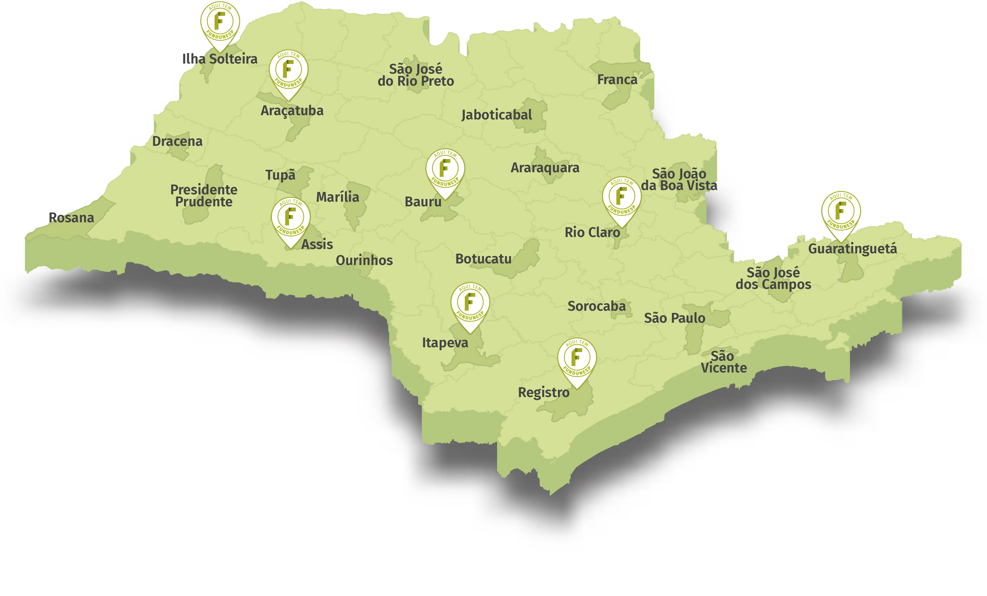 Mapa de Centros de Inovação